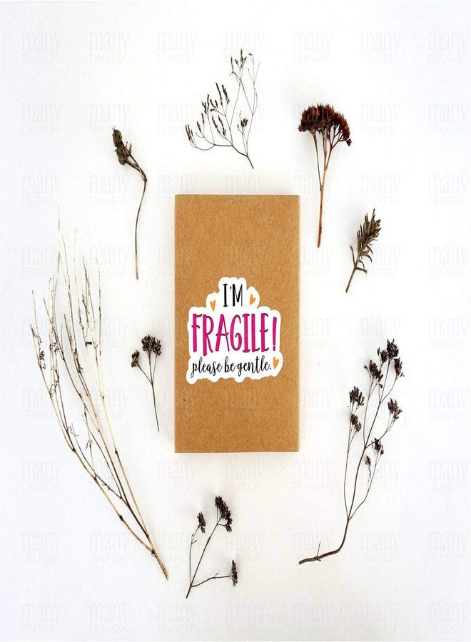 دي2سي ملصق مطبوع عليه عبارة "أنا هش، يرجى التعامل معه برفق" لتغليف الهدايا، مثالي لتغليف الهدايا، والتعبئة والتغليف، وللشركات الصغيرة، وهدايا الشركات (64) - Image 4